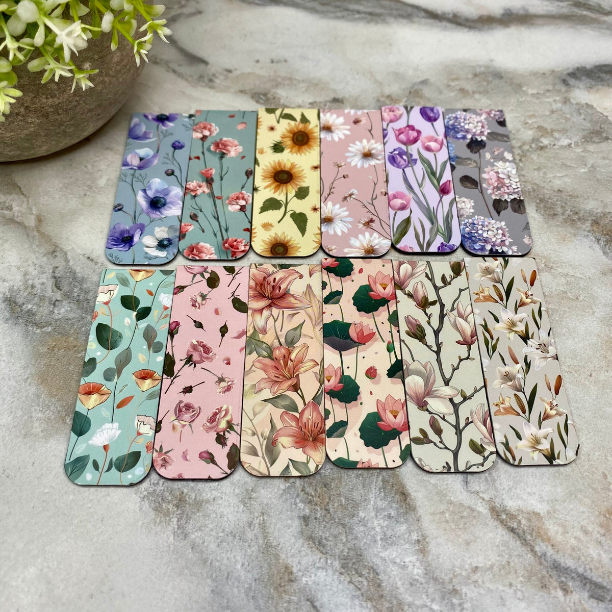 Bookmark - Floral #4 Magnetic Mix