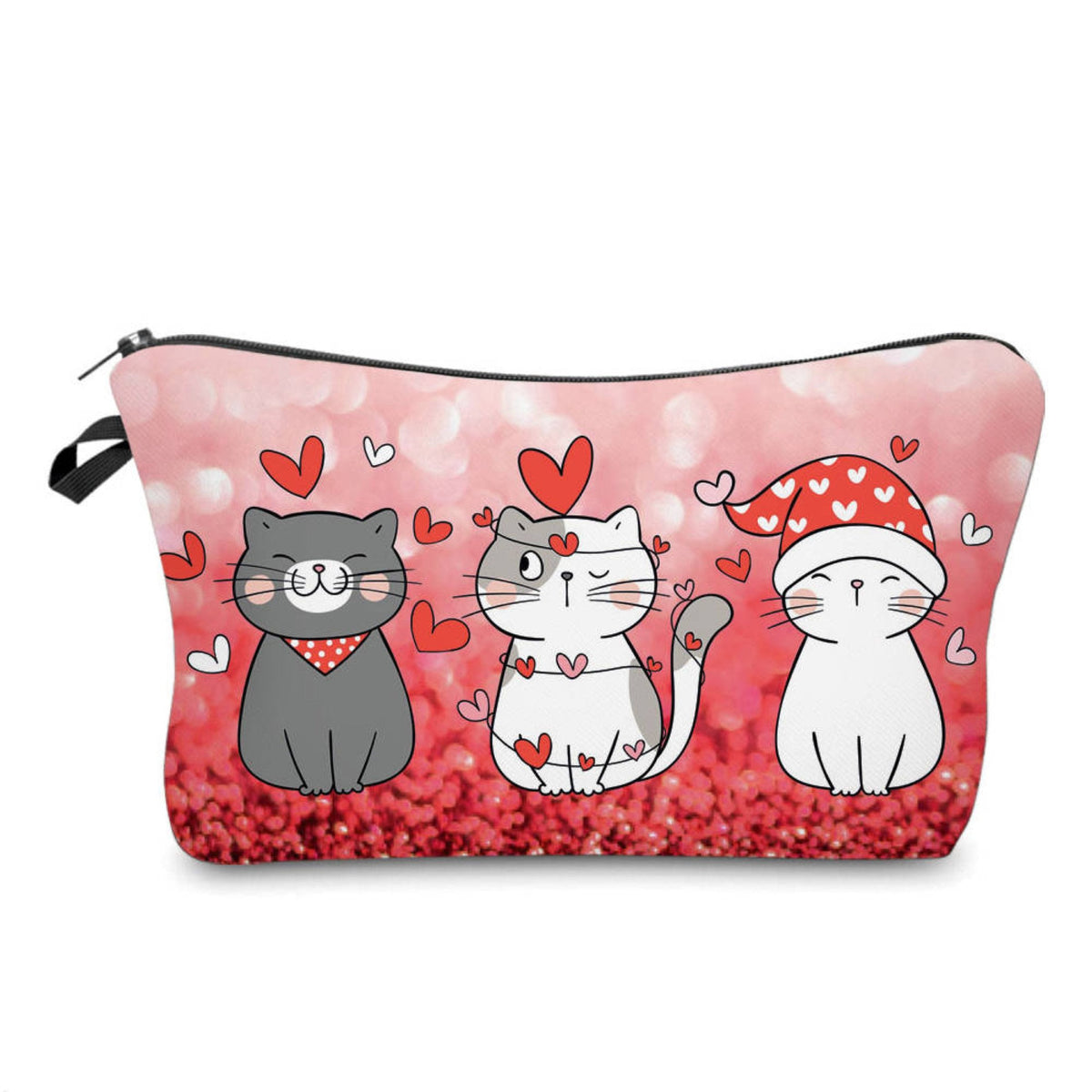 Pouch - Heart Cats