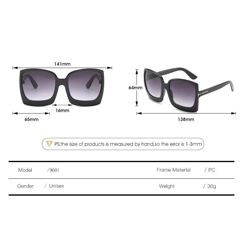 Ready to Ship | Tortoise Megan Oversized Gradient Sunglasses