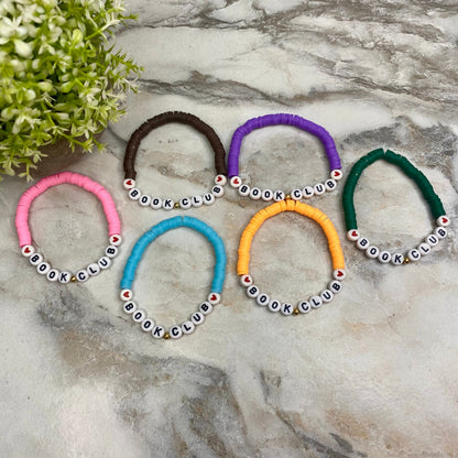 Bracelet - Clay + Bead - Book Club