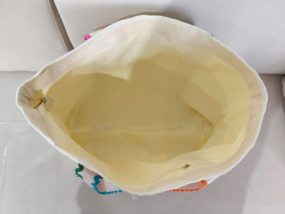 Canvas Tote Bag - Rainbow Trim - PREORDER