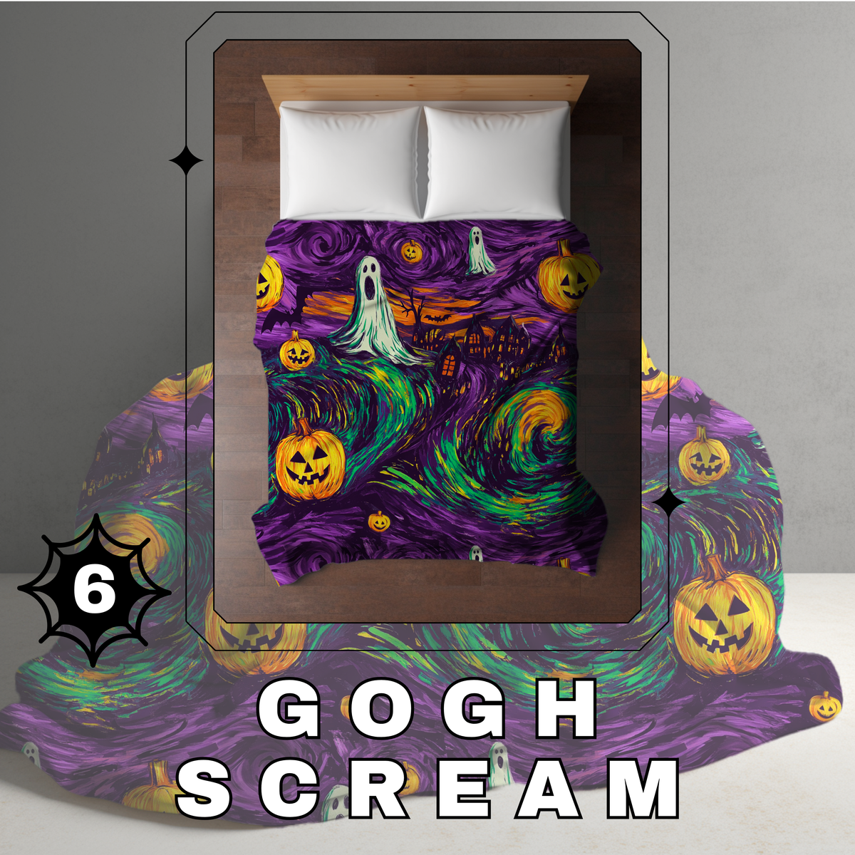 Blanket Halloween #6 - Gogh Scream