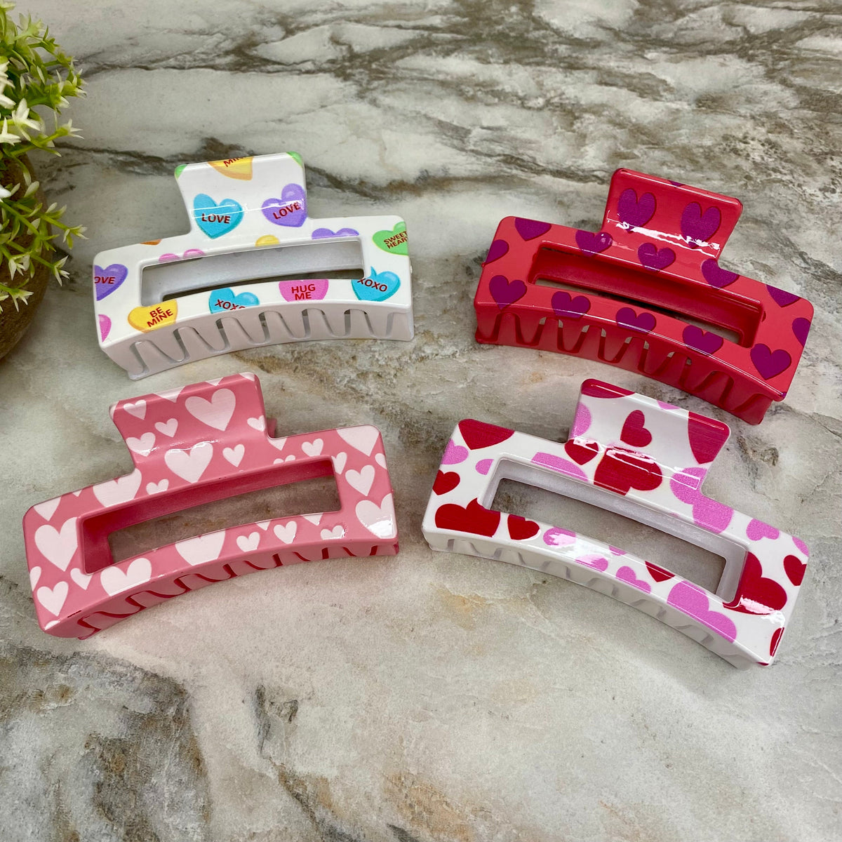 Hair Clip - Hearts