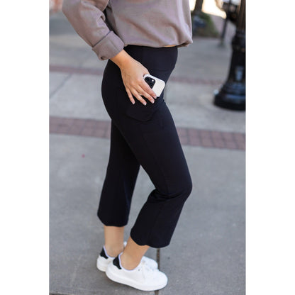 Ready to Ship | The Delilah - Kick Flare Leggings with Pockets - Round 2