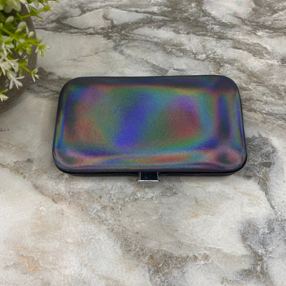Manicure Nail Case & Set - Solid Holographic
