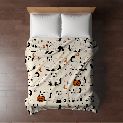 Blanket Halloween #4 - Ghost Cats