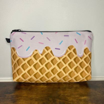 Pouch - Ice Cream Cone Lavender - PREORDER