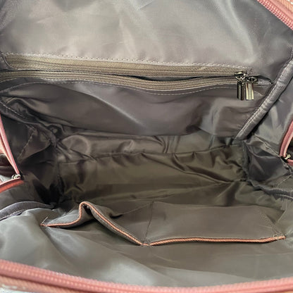 Denim Suede Brooke Backpack + Pouch - PREORDER