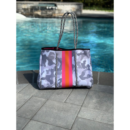 Ready to Ship | The Kellie Camo Neoprene Tote