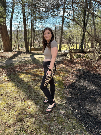 PreOrder | The Gianna Leopard Panel Scultpting Leggings