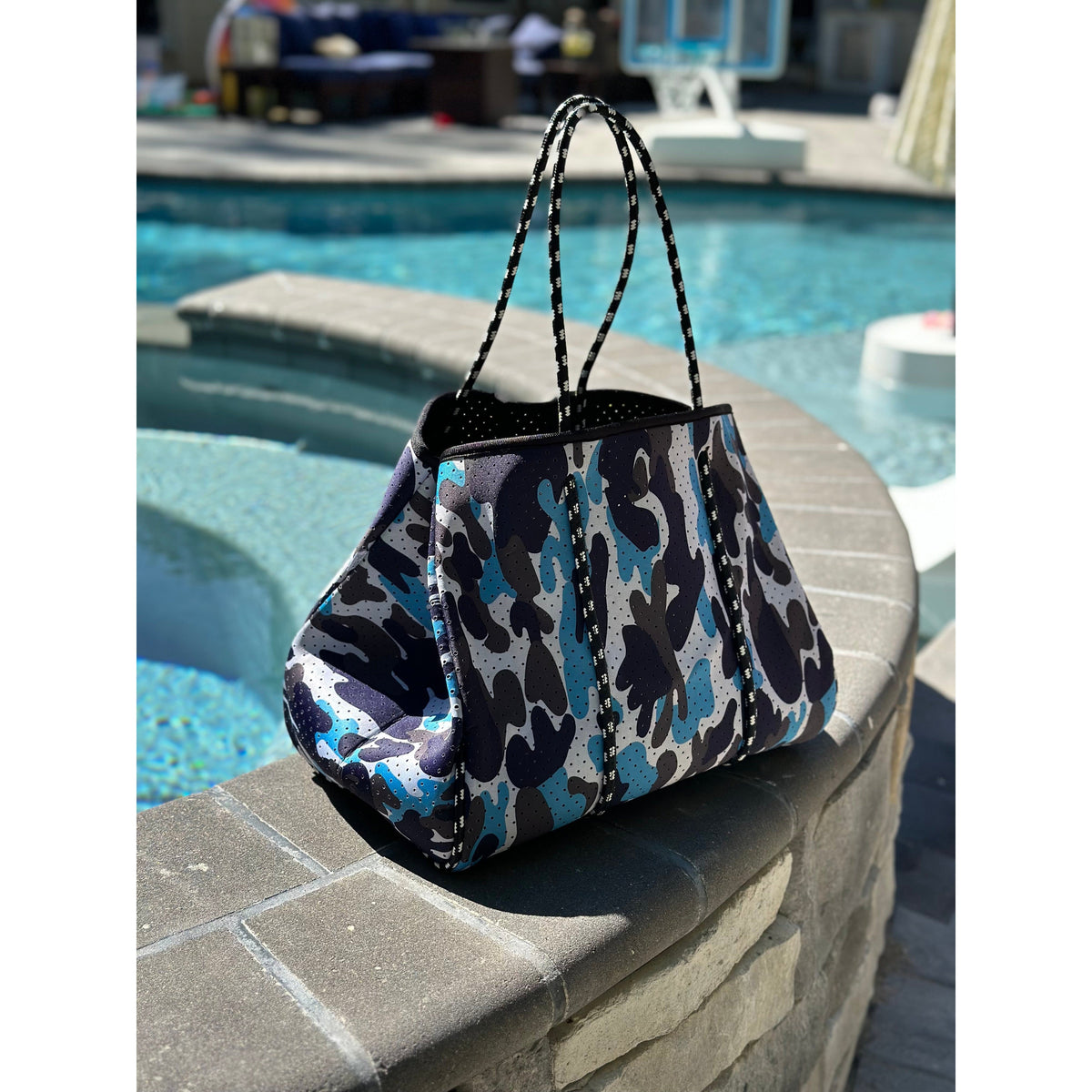 Ready to Ship | The Carly Camo Neoprene Tote