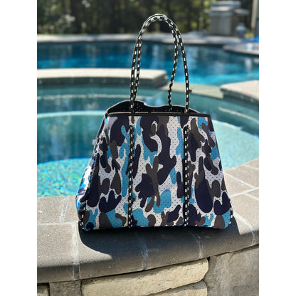 Ready to Ship | The Carly Camo Neoprene Tote