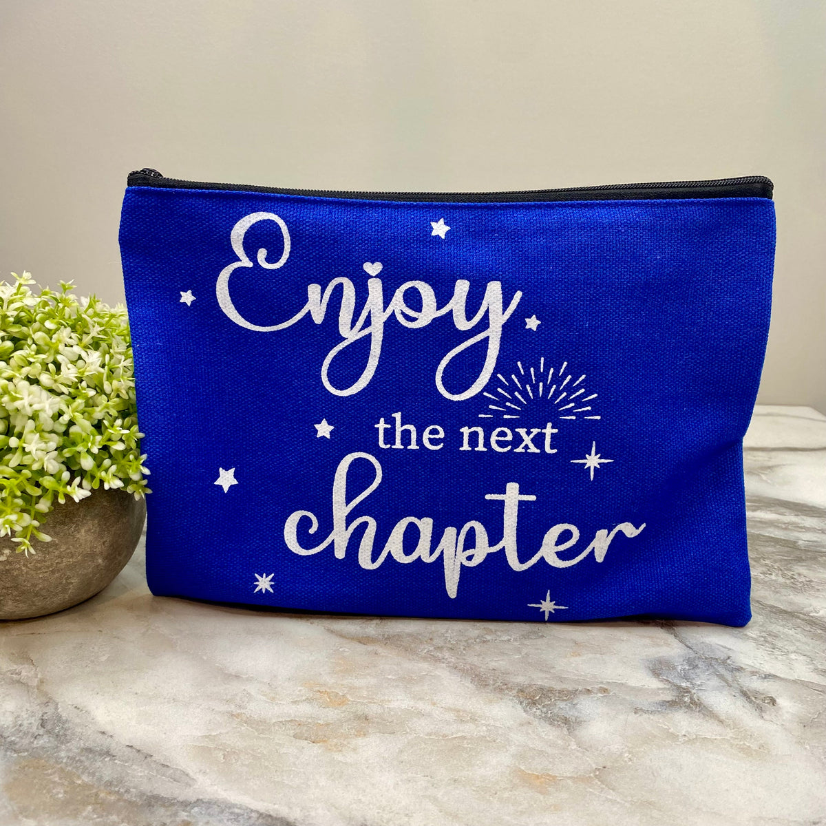 Canvas Pouch - Enjoy The Next Chapter