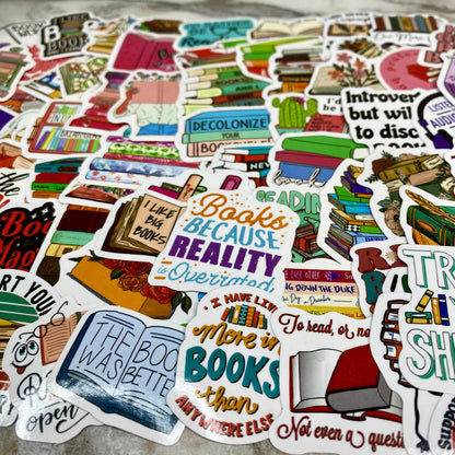 Stickers - Books Mini Sayings