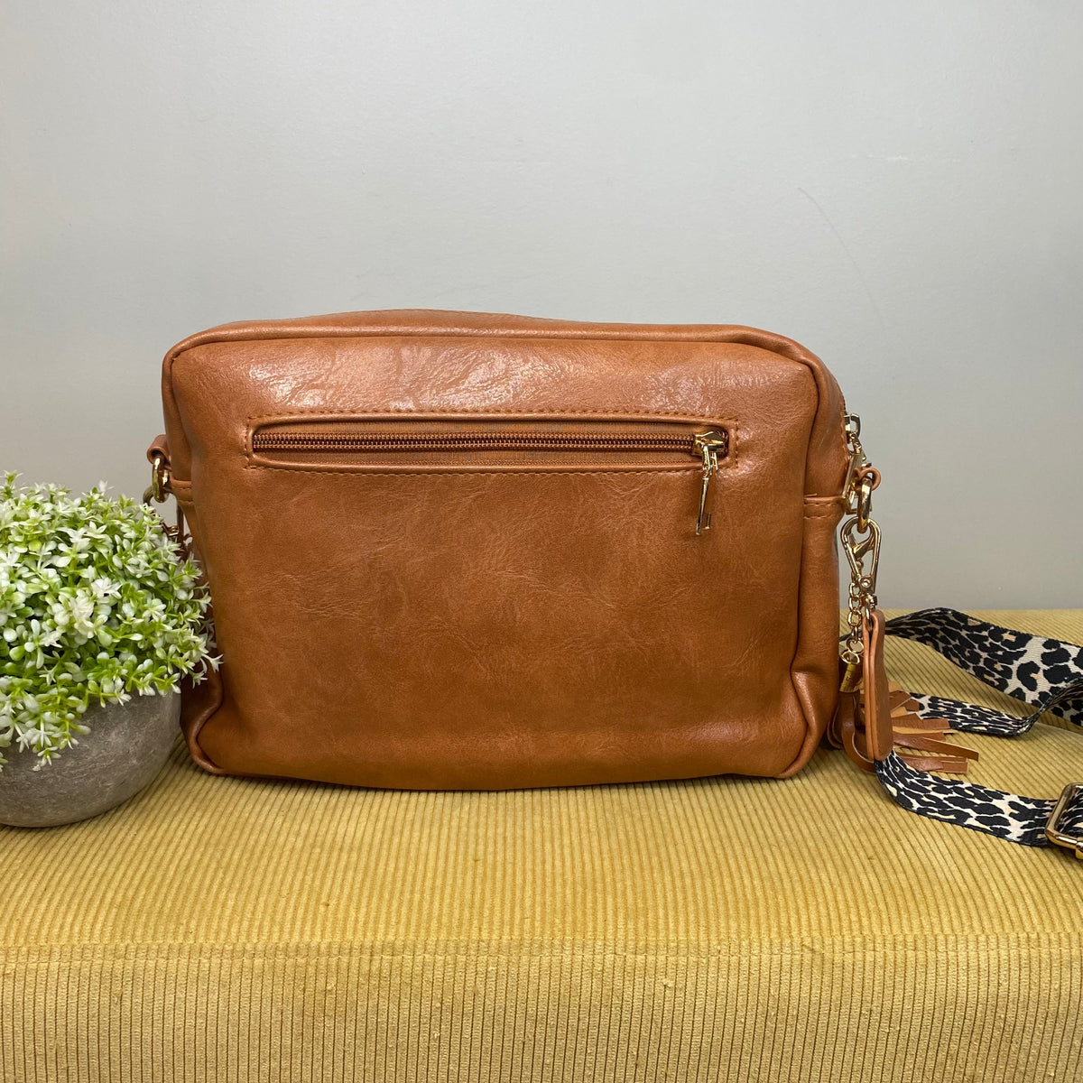 Chloe Crossbody Bag - Camel - LAST ONE LEFT