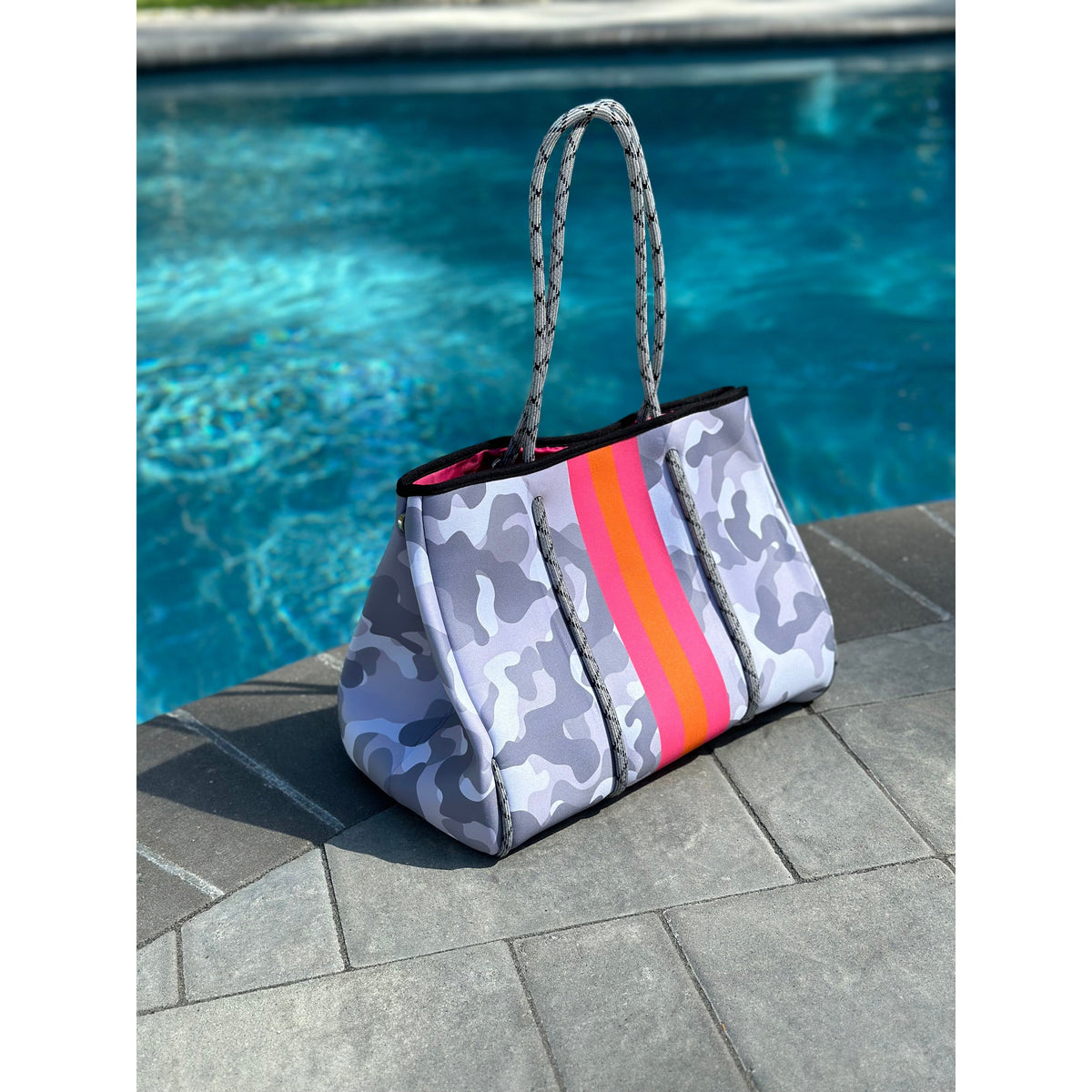 Ready to Ship | The Kellie Camo Neoprene Tote