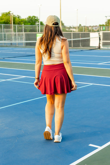Ready to Ship | The RaeLynn RED Skort