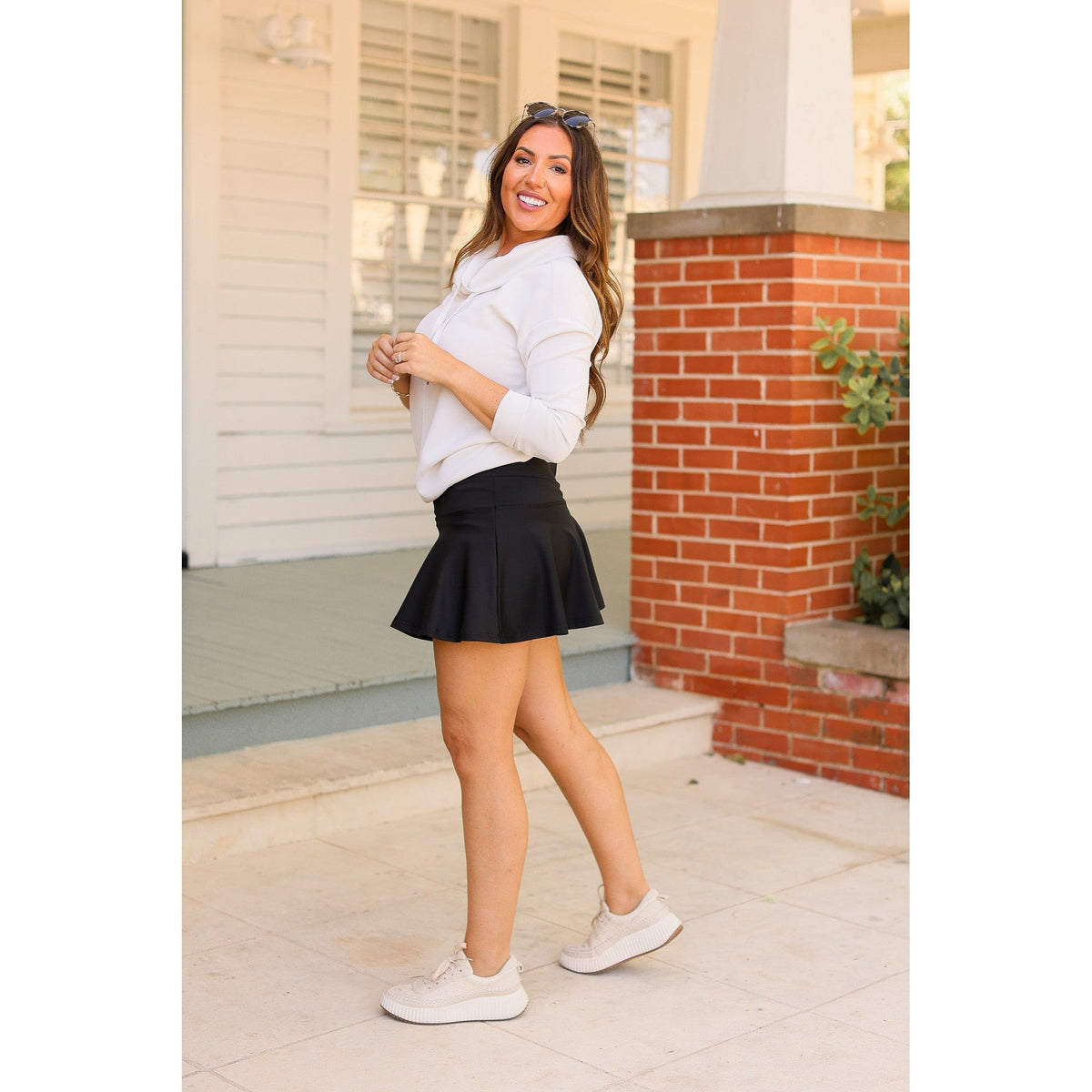 PreOrder | The Brielle Black Skort - Round 9