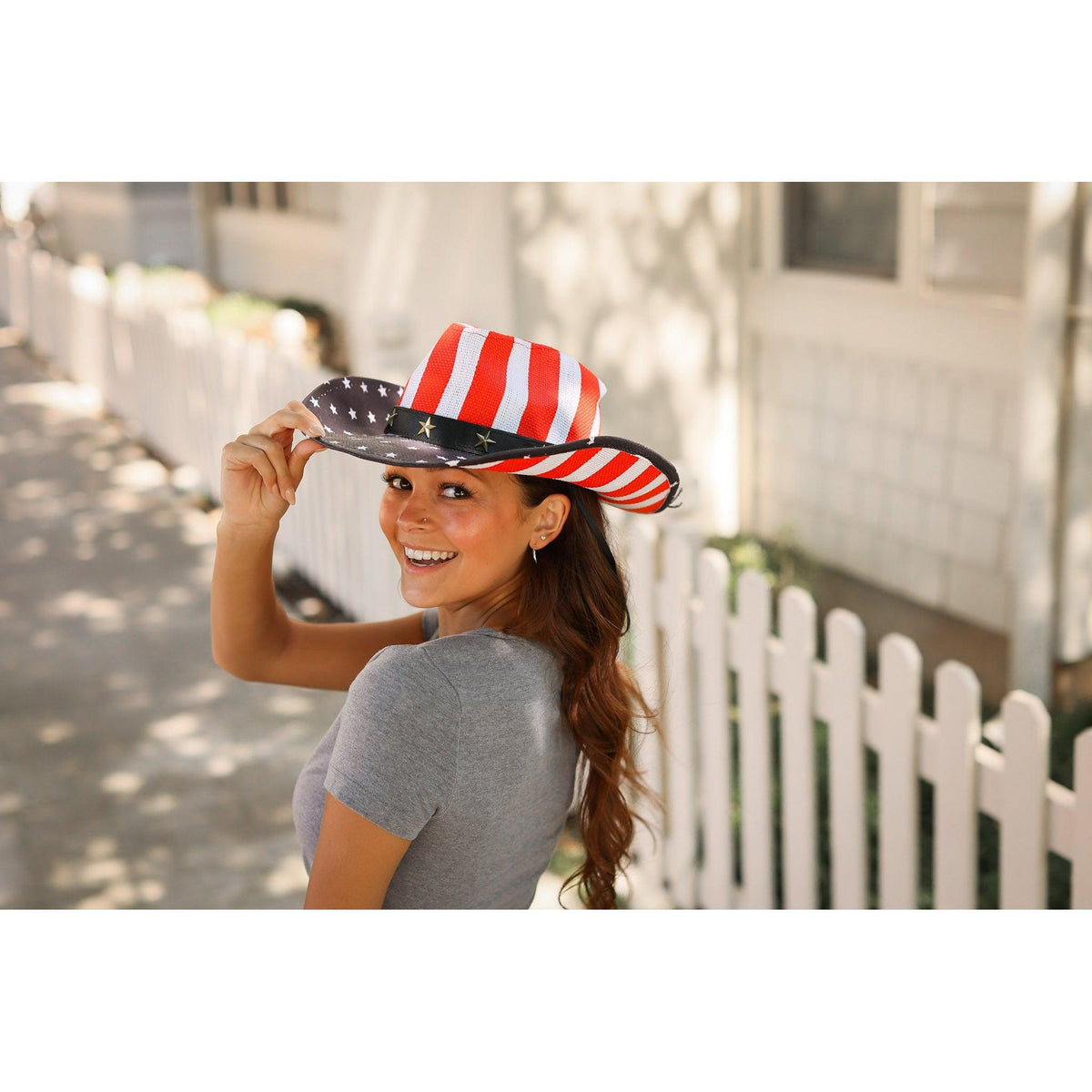 Ready To Ship | Patriotic Fedora Hat*
