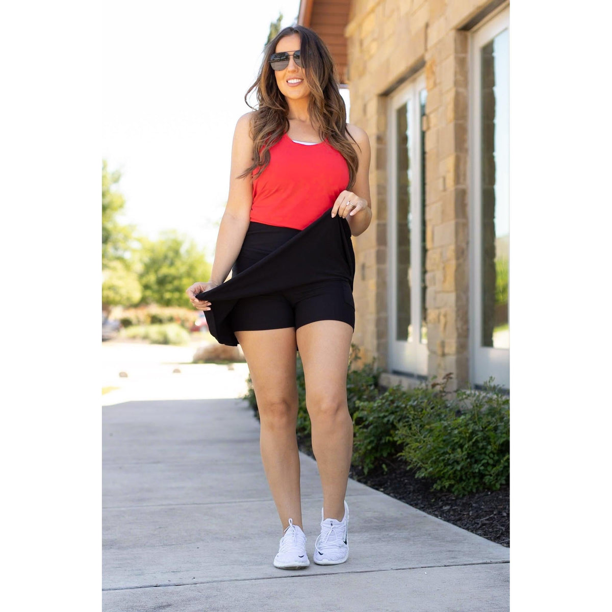 PreOrder | The Brielle Black Skort - Round 9