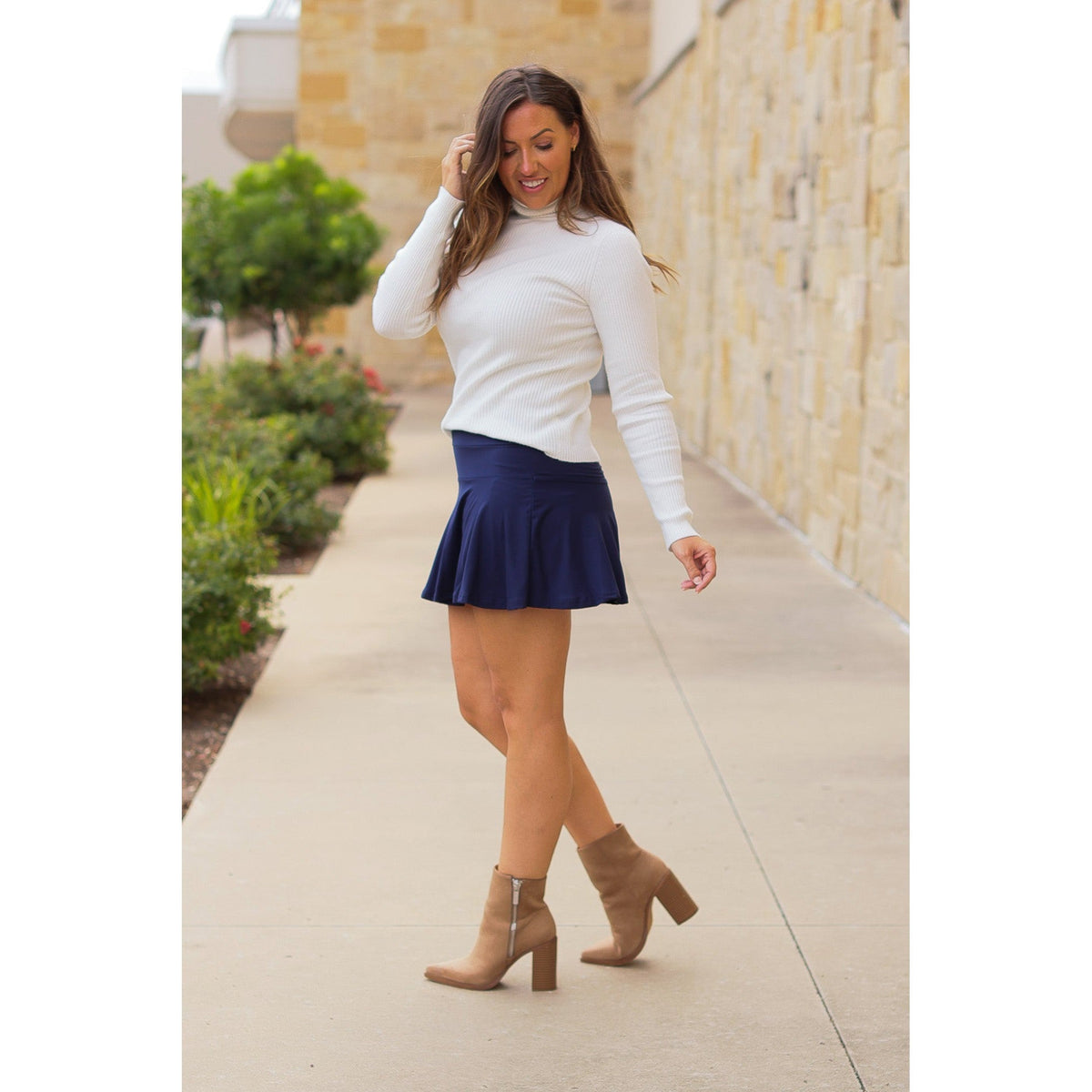 PreOrder | The Josie Navy Skort - Round 3