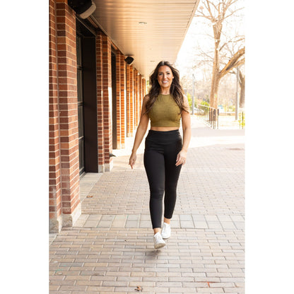Ready to Ship  | The Adriana - Tummy Control Full Length Leggings with Pockets - Round 2- Luxe Leggings by Julia Rose®