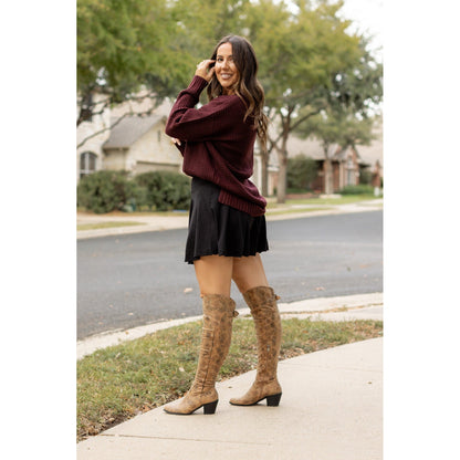 PreOrder | The Brielle Black Skort - Round 9