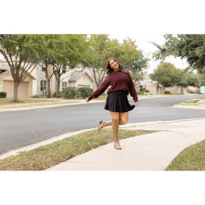 PreOrder | The Brielle Black Skort - Round 9