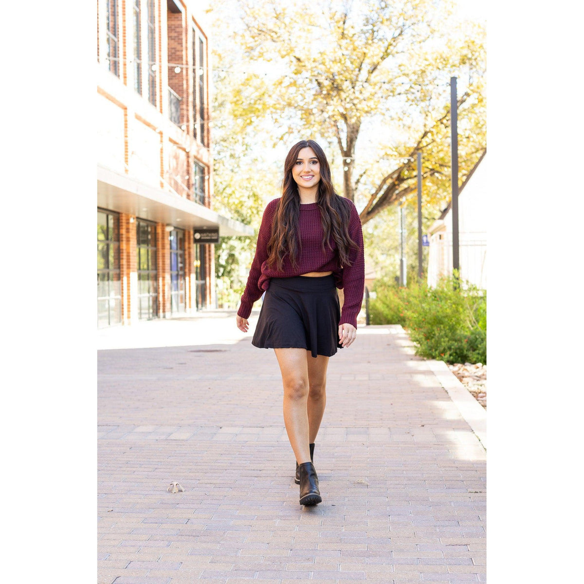 PreOrder | The Brielle Black Skort - Round 9