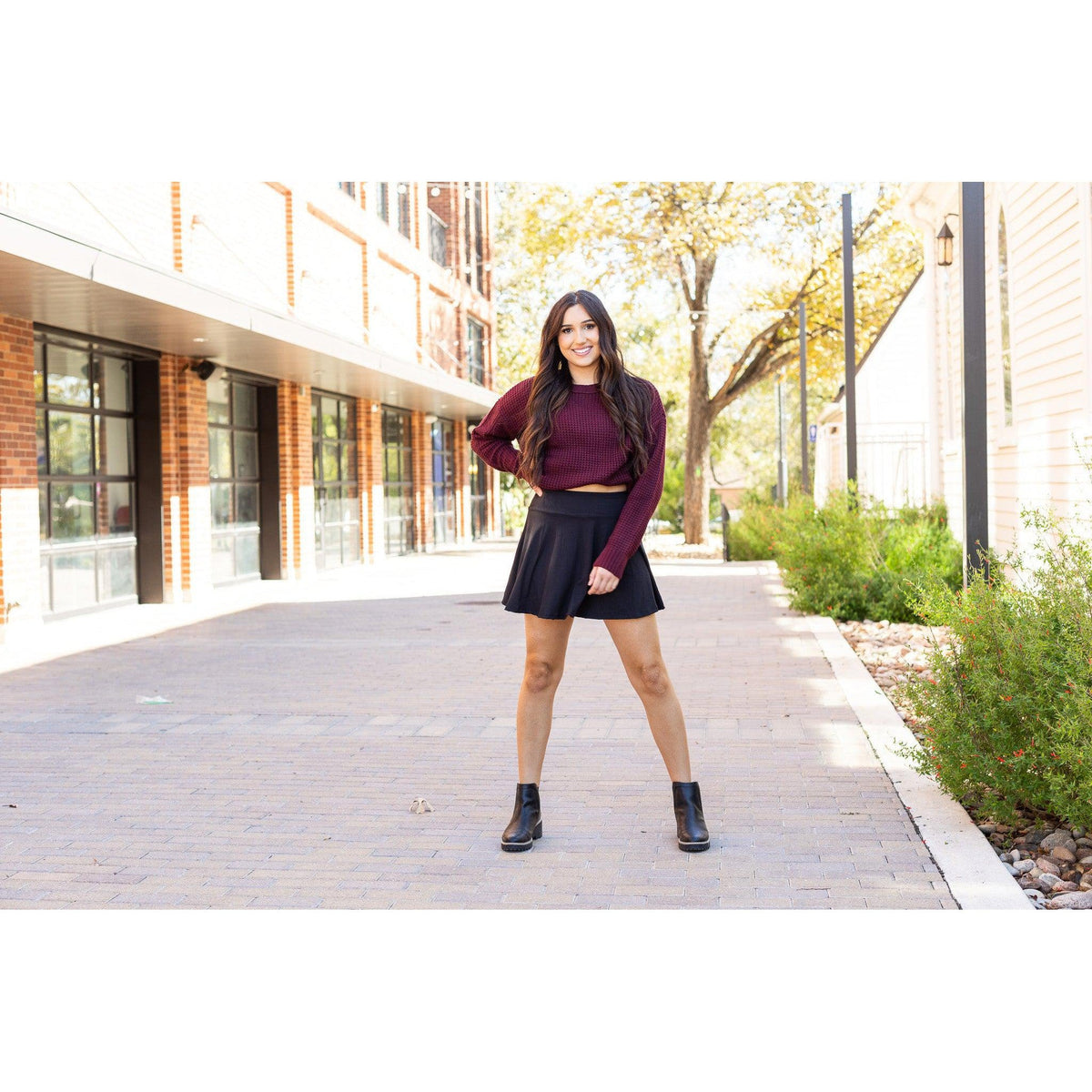 PreOrder | The Brielle Black Skort - Round 9