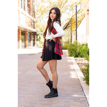 PreOrder | The Brielle Black Skort - Round 9