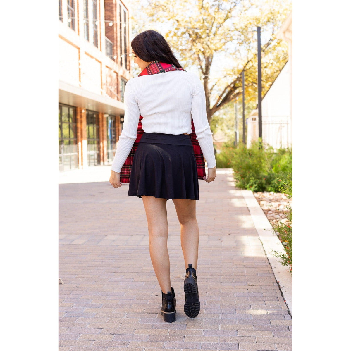 PreOrder | The Brielle Black Skort - Round 9