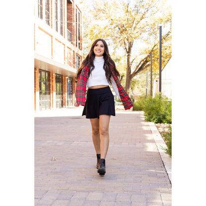 PreOrder | The Brielle Black Skort - Round 9