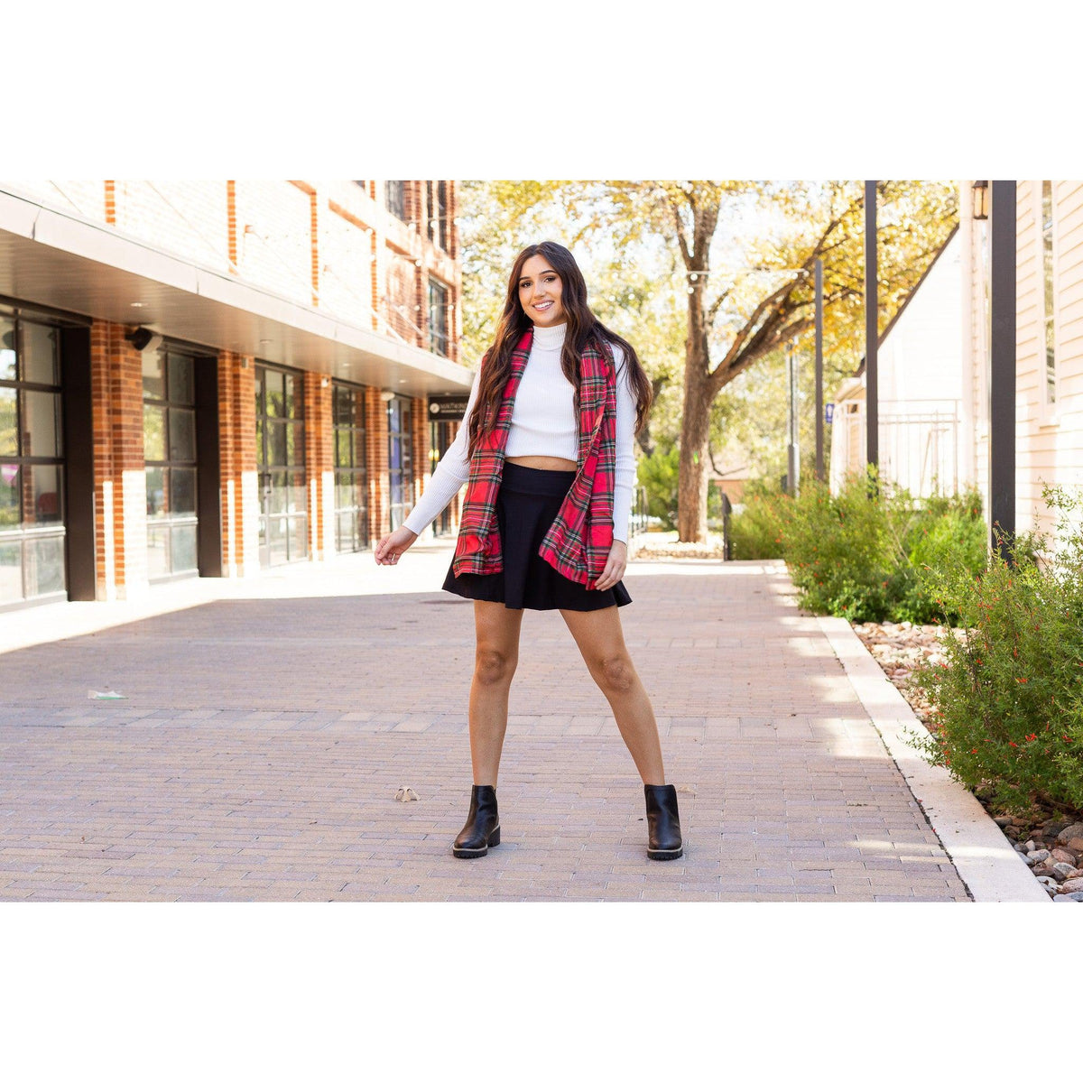 PreOrder | The Brielle Black Skort - Round 9
