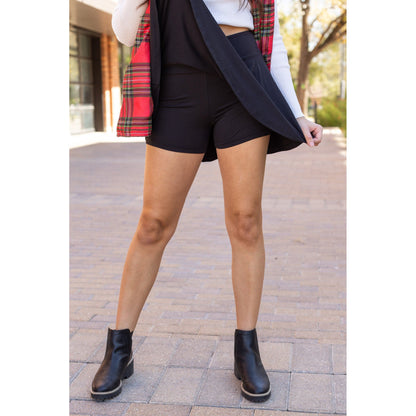 PreOrder | The Brielle Black Skort - Round 9