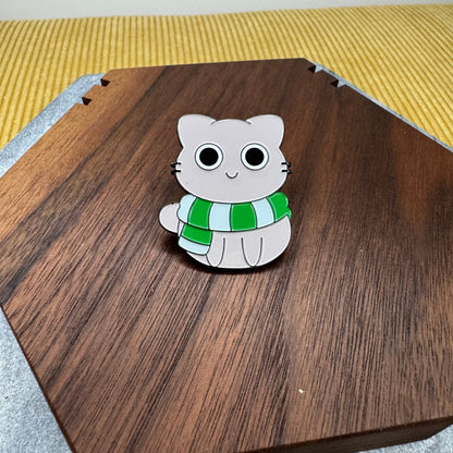 Pin - Magic Cat, Green