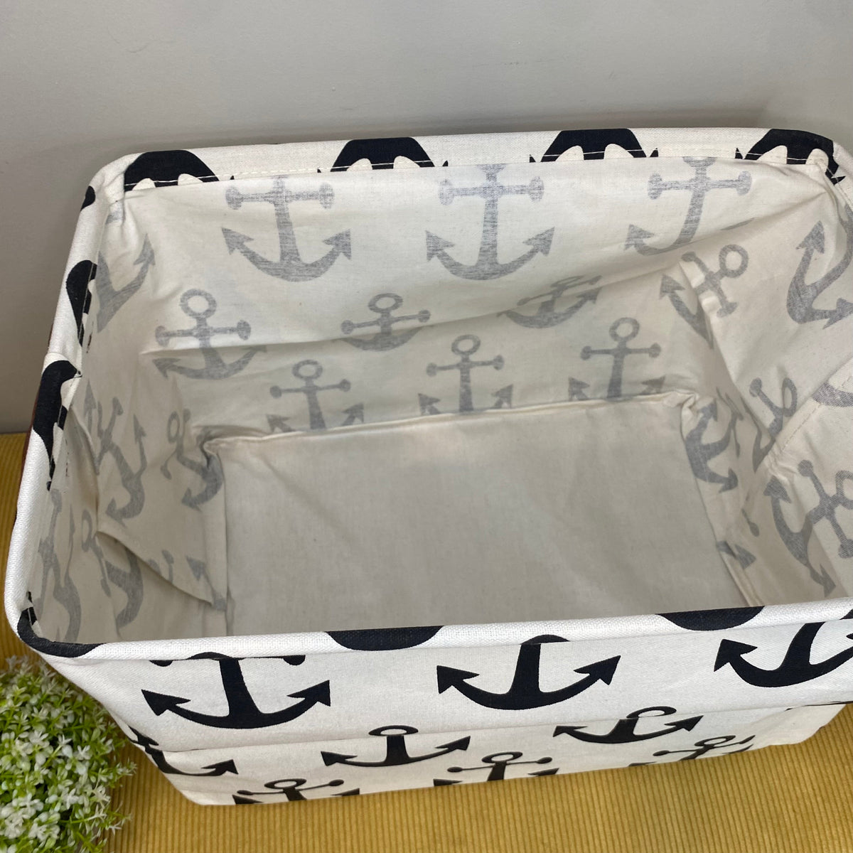 Pop Up Canvas Basket - Anchor