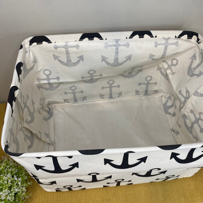 Pop Up Canvas Basket - Anchor