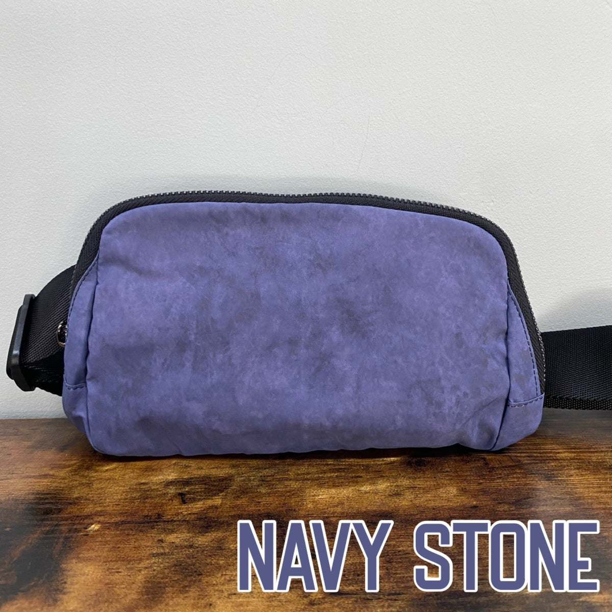 Nylon Belt Bag - Crossbody + Fanny - Navy Stone - LAST ONE LEFT