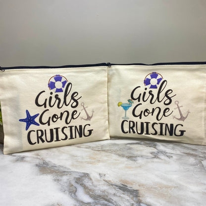 Canvas Pouch - Cruise - Girls Gone Cruising Mix