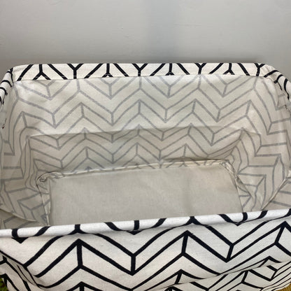 Pop Up Canvas Basket - Chevron