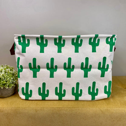 Pop Up Canvas Basket - Cactus