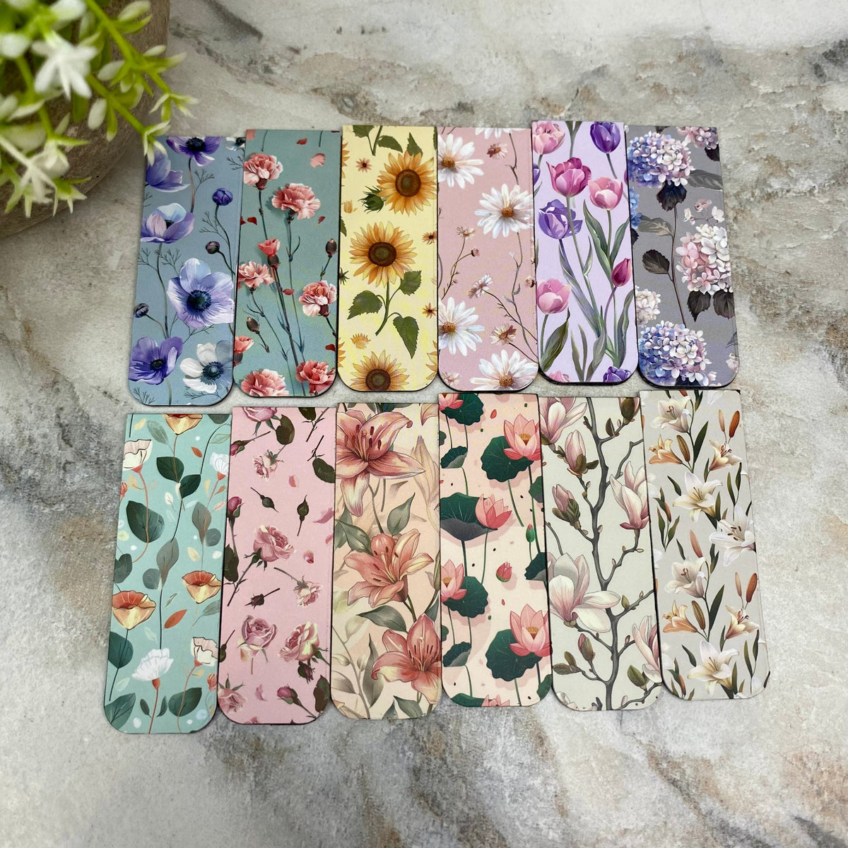 Bookmark - Floral #4 Magnetic Mix