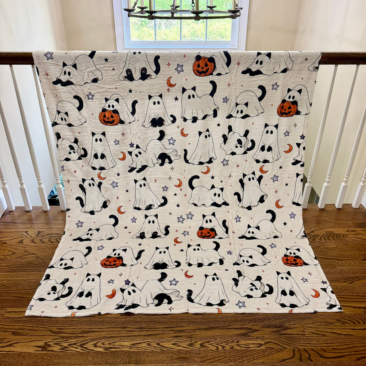 Blanket Halloween #4 - Ghost Cats