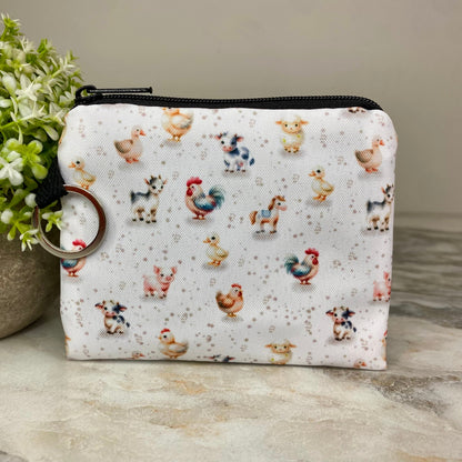 Mini Pouch - Farm Animals Small