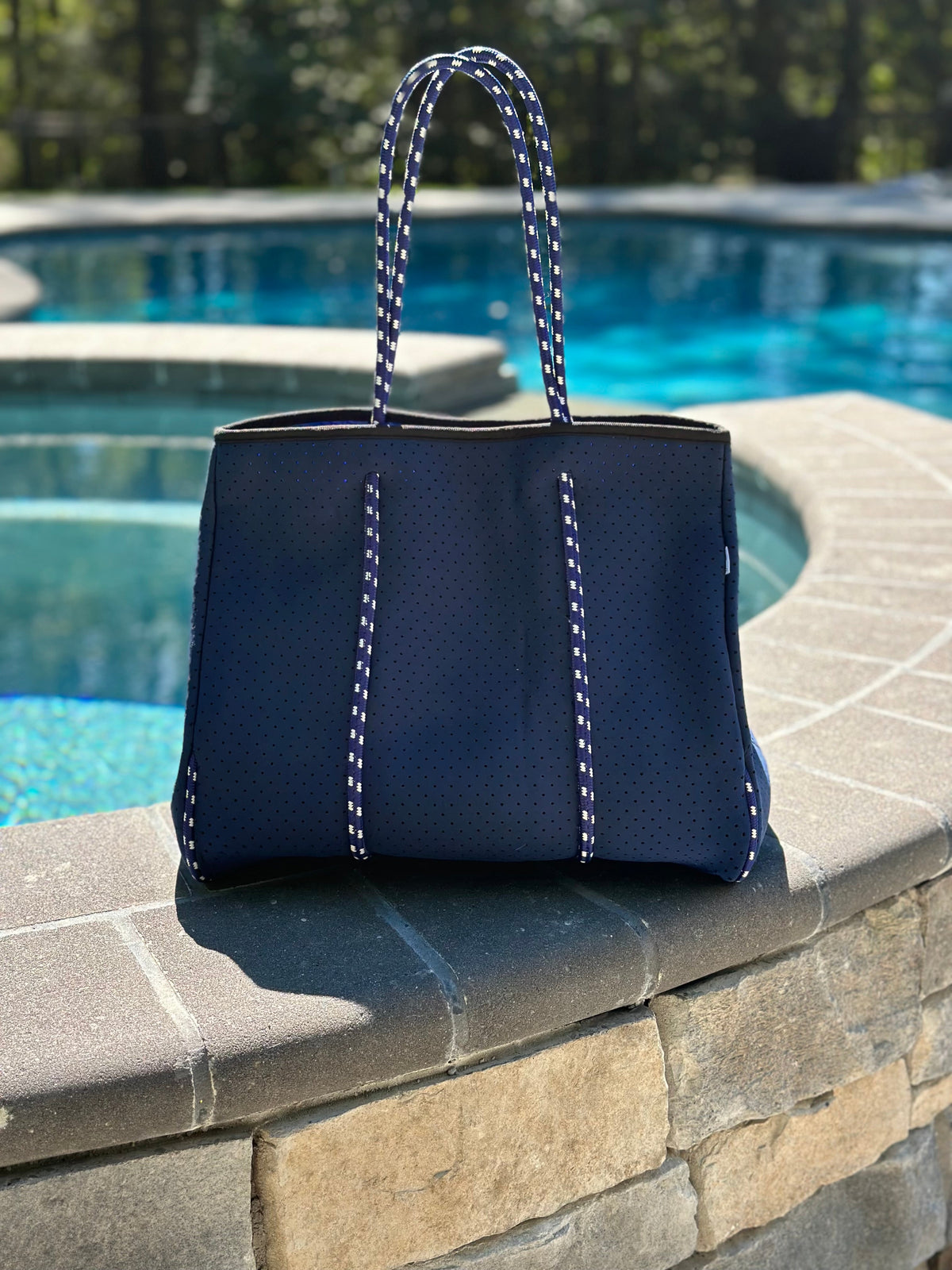 Ready to Ship | The Nikki Navy - Gorgeous Neoprene Bag -