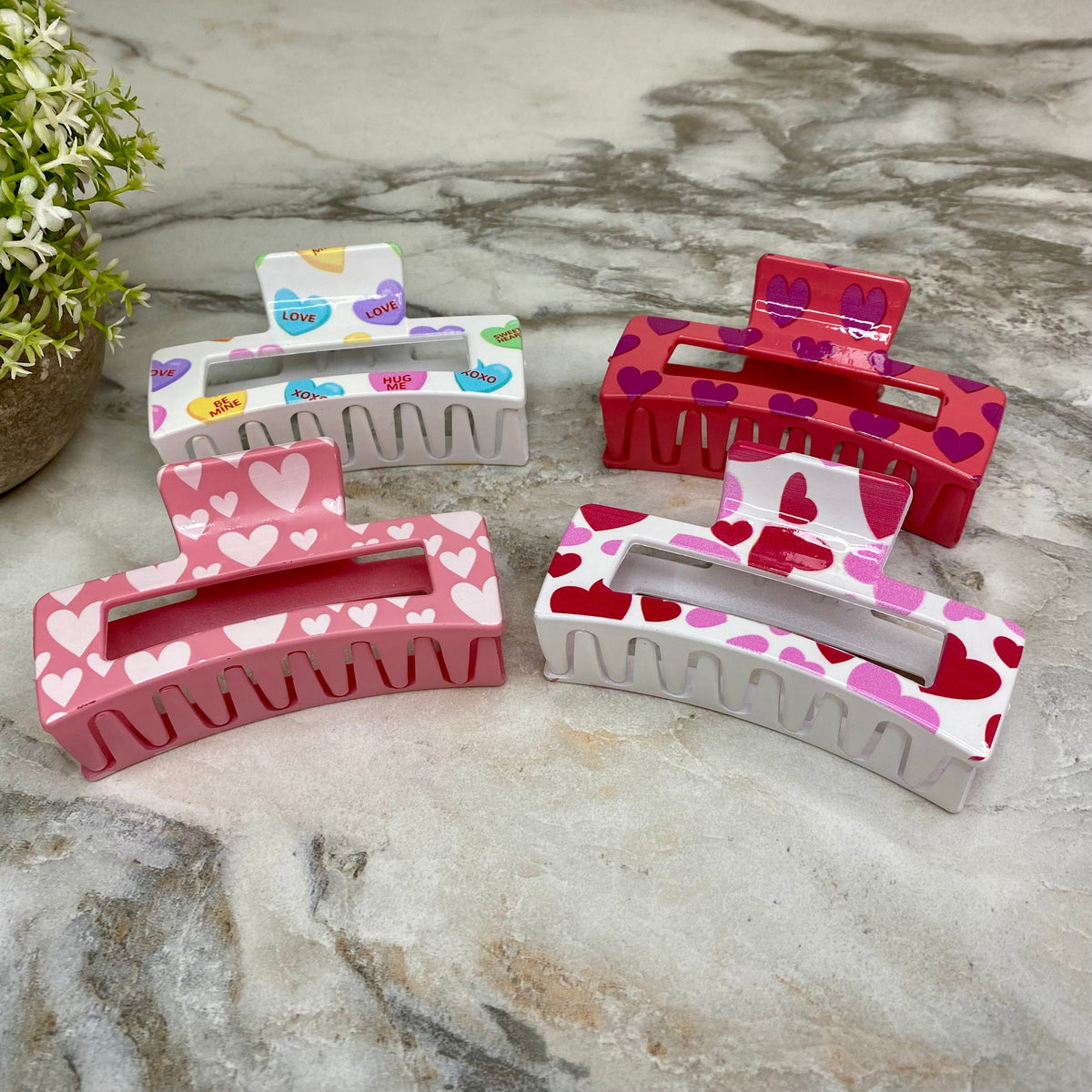 Hair Clip - Hearts