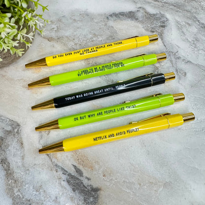 Pen - People Suck Set