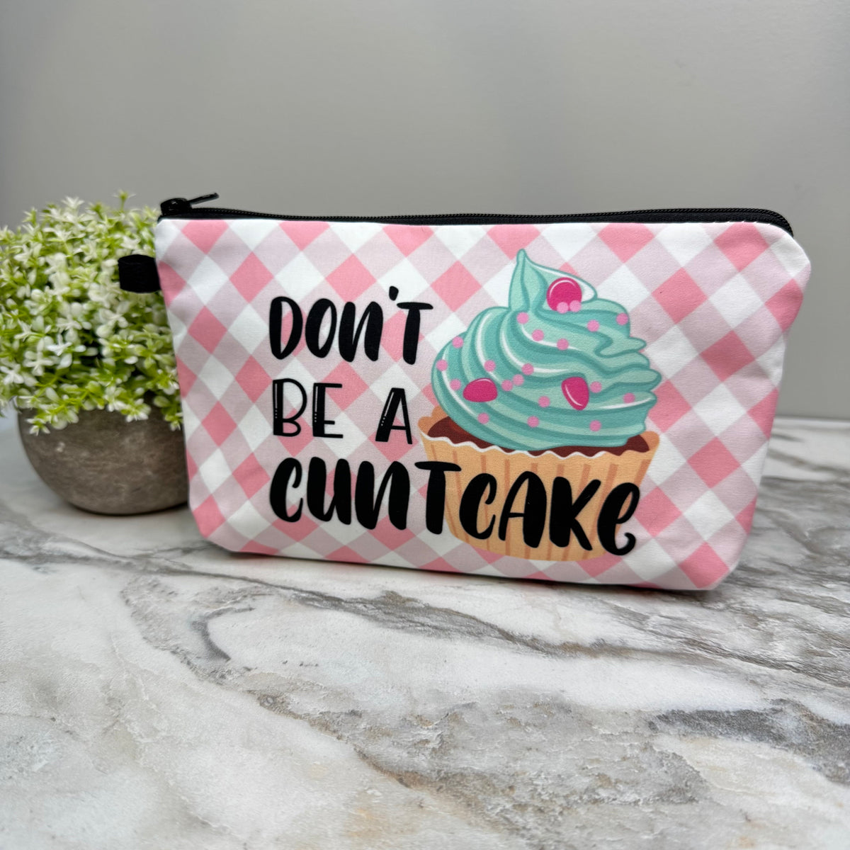 Pouch - Adult, Cuntcake Gingham