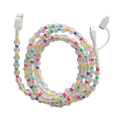 Charging Cord - NEW Beaded - PREORDER